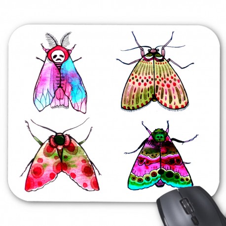 Tapis de souris illustration papillons 