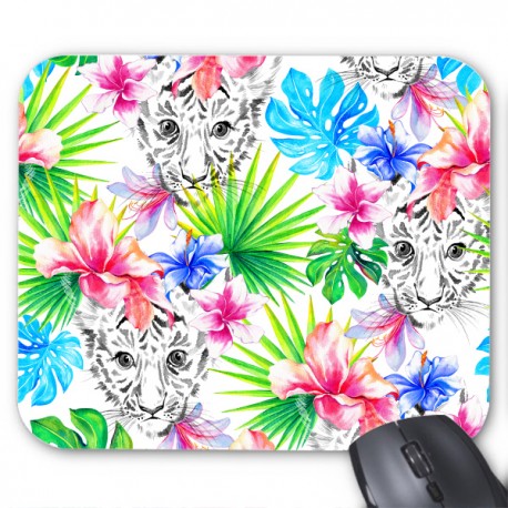 Tapis de souris panthere tropical 