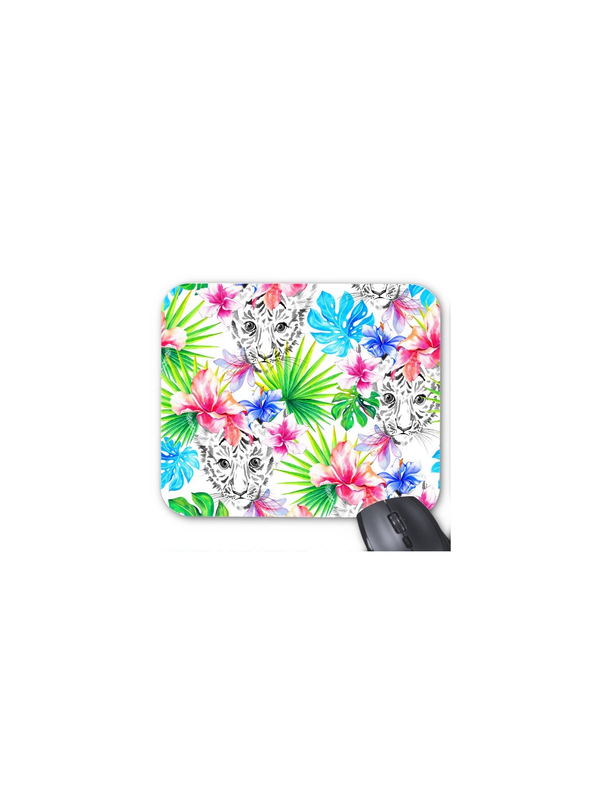 Tapis de souris panthere tropical 