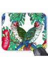 Tapis de souris perroquet tropical