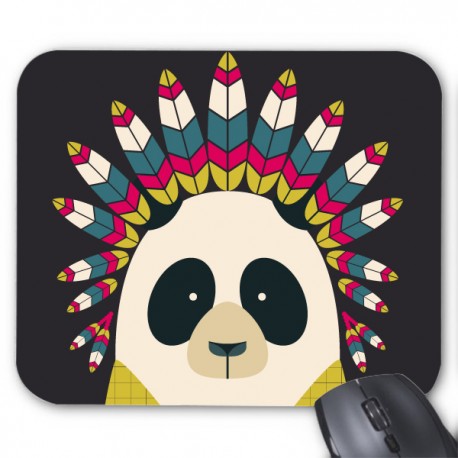 Tapis de souris panda indien 