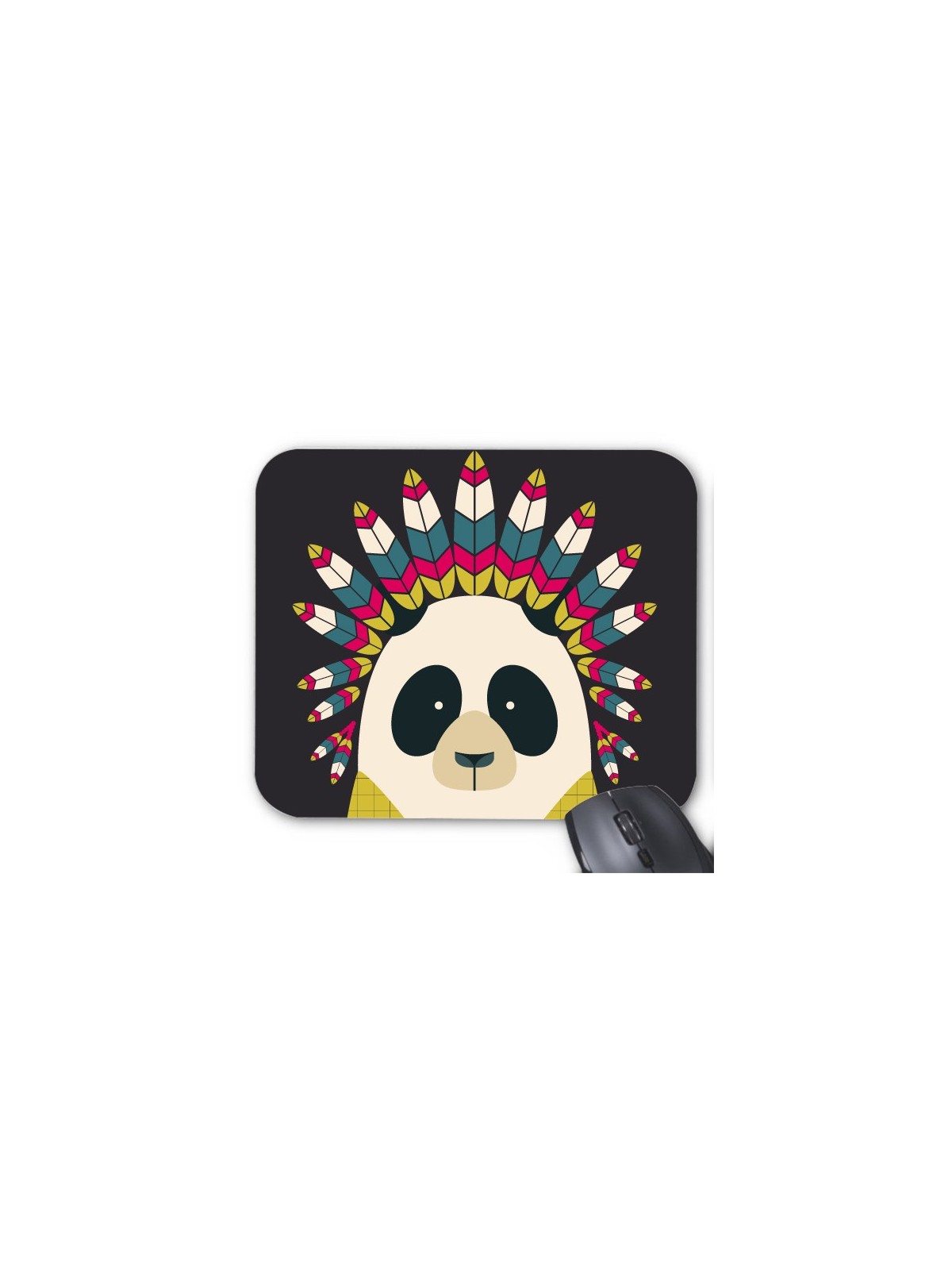 Tapis de souris panda indien 