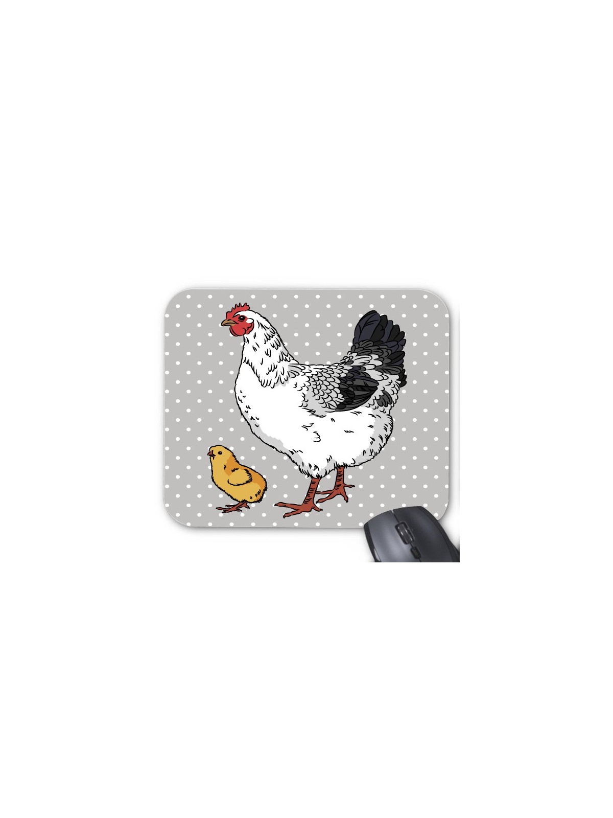 Tapis de souris poule 