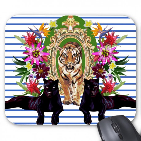 Tapis de souris tigre panthere