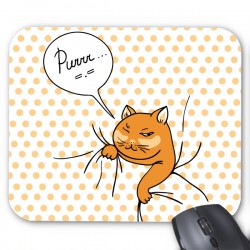 Tapis de souris illustration chat