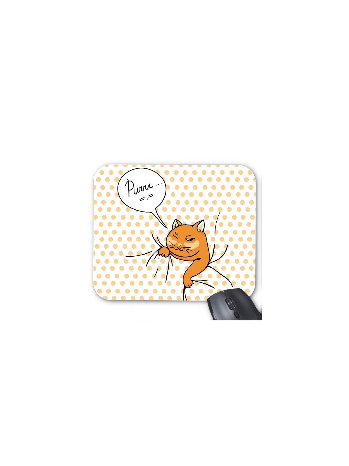 Tapis de souris illustration chat