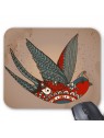 Tapis de souris illustration oiseau hirondelle