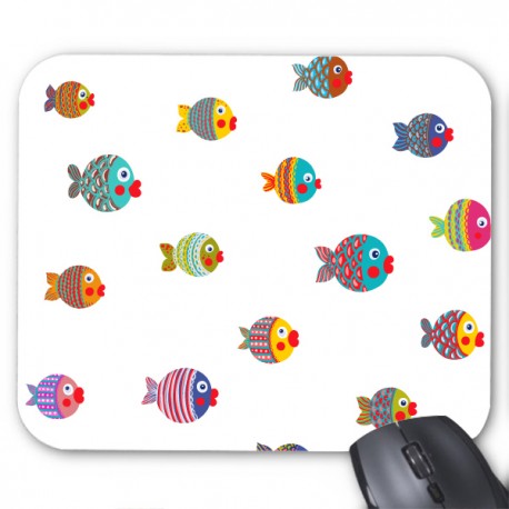 Tapis de souris poisson