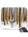 Tapis de souris loup foret