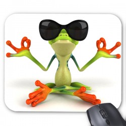 Tapis de souris grenouille humour 