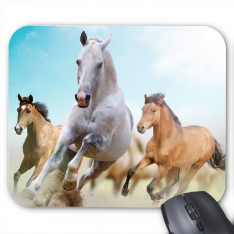 Tapis de souris chevaux