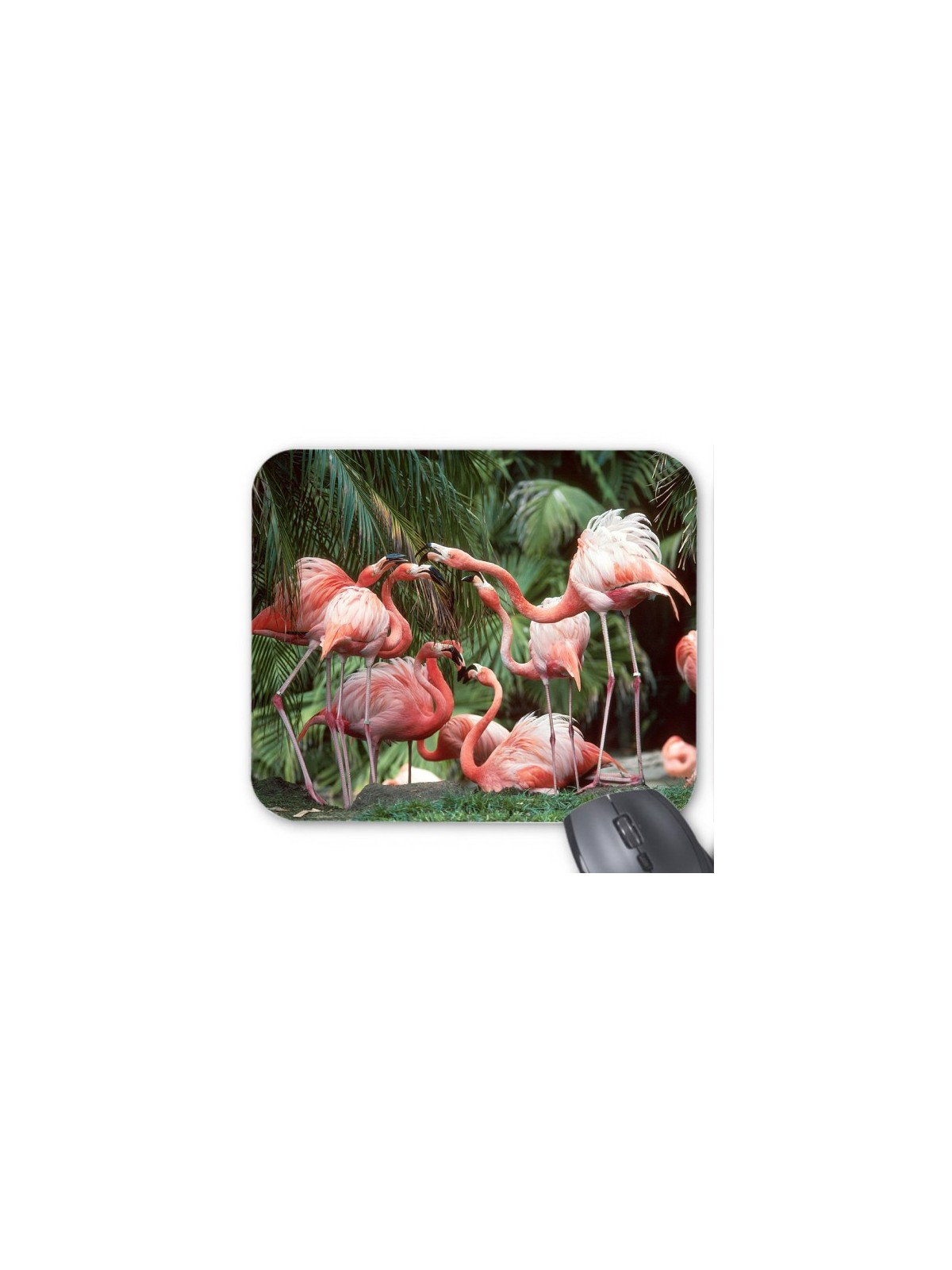 Tapis de souris flamant rose