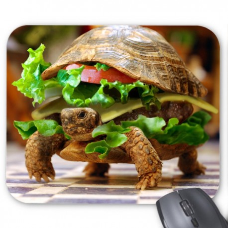 Tapis de souris tortue humour 