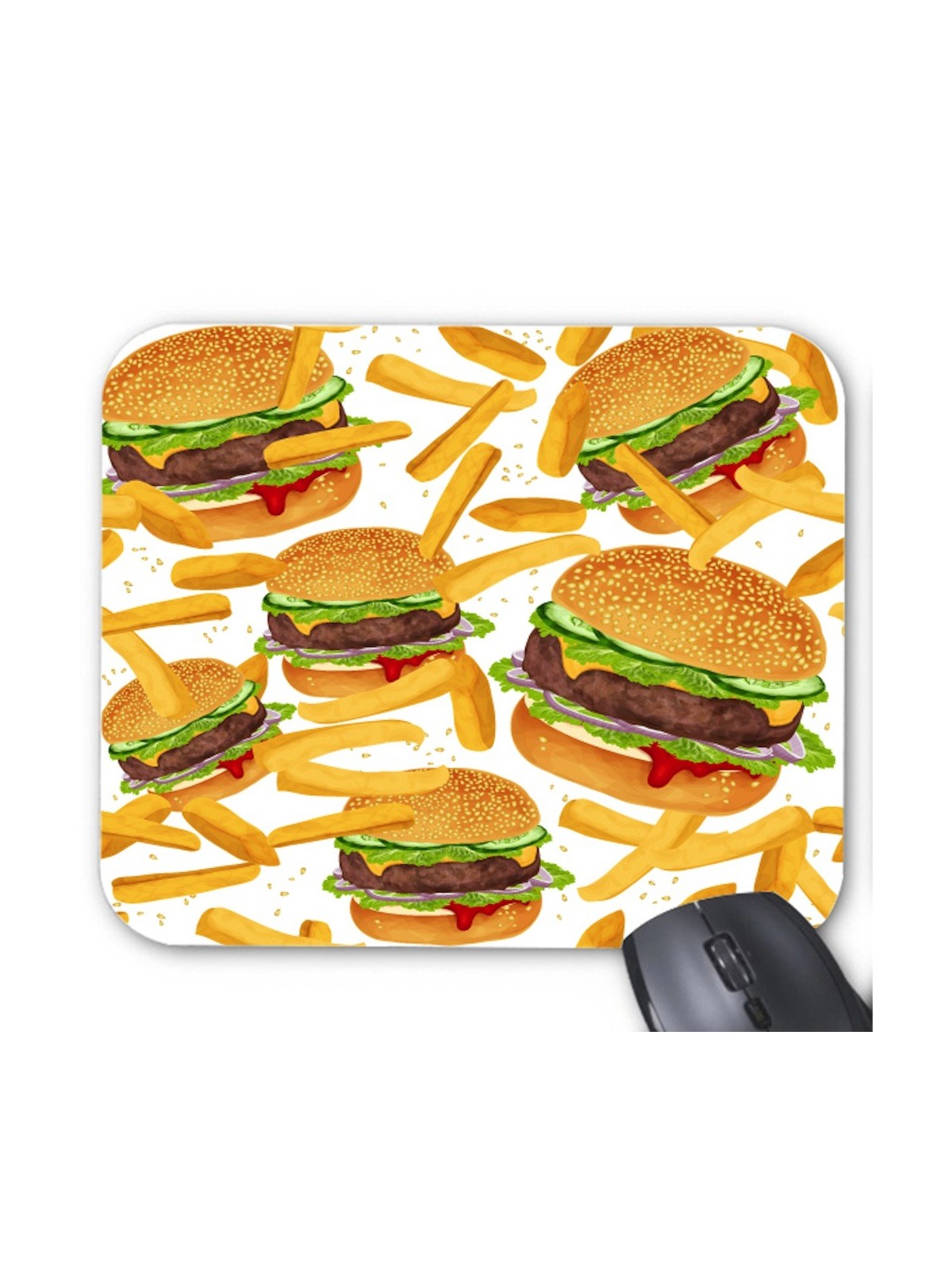 Tapis de souris fast food hamburger 