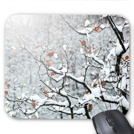 Tapis de souris neige