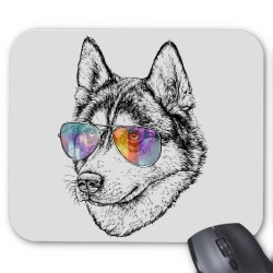 Tapis de souris chien art 