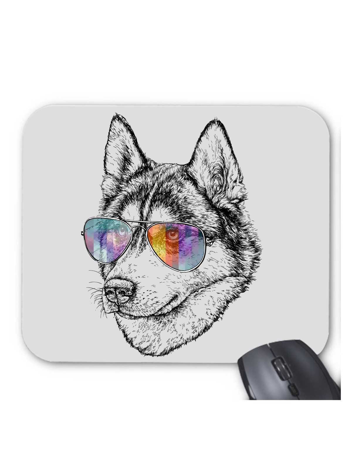 Tapis de souris chien art 