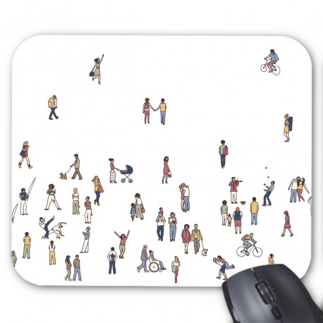 Tapis de souris illustration de personnages 