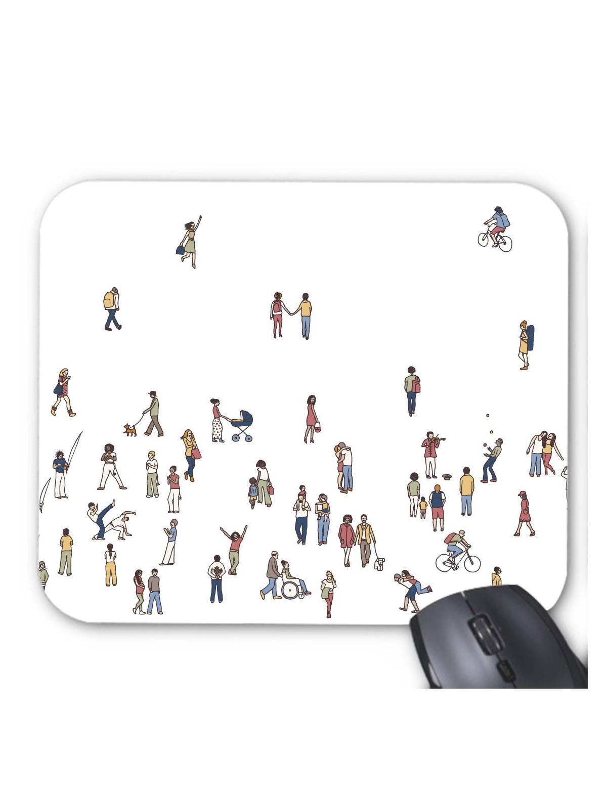 Tapis de souris illustration de personnages 