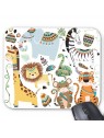 Tapis de souris animaux jungle indien