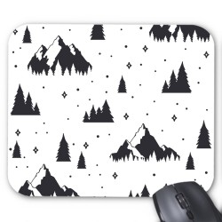 Tapis de souris montagne foret