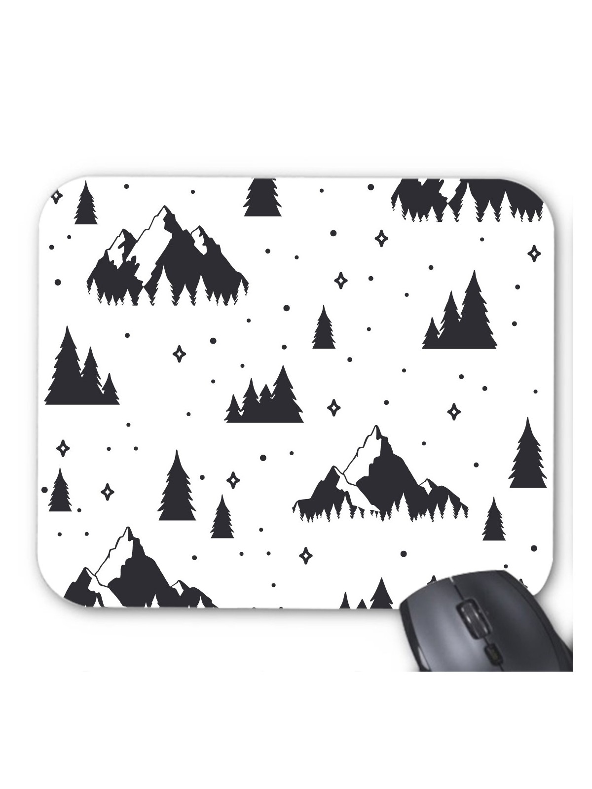 Tapis de souris montagne foret