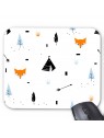 Tapis de souris tipi renard scandinave