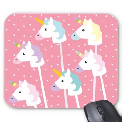 Tapis de souris licorne rose