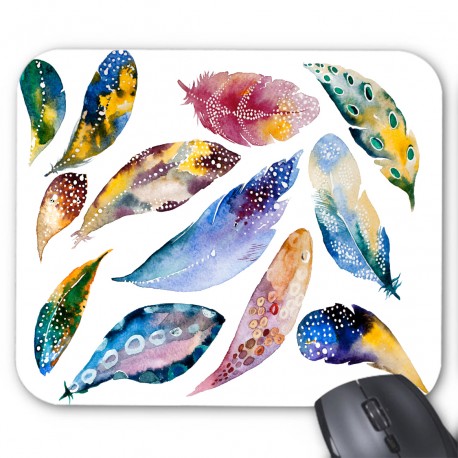 Tapis de souris plume boheme