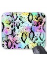 Tapis de souris serpent psychedelique