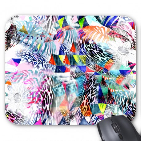 Tapis de souris art jungle psychedelique 