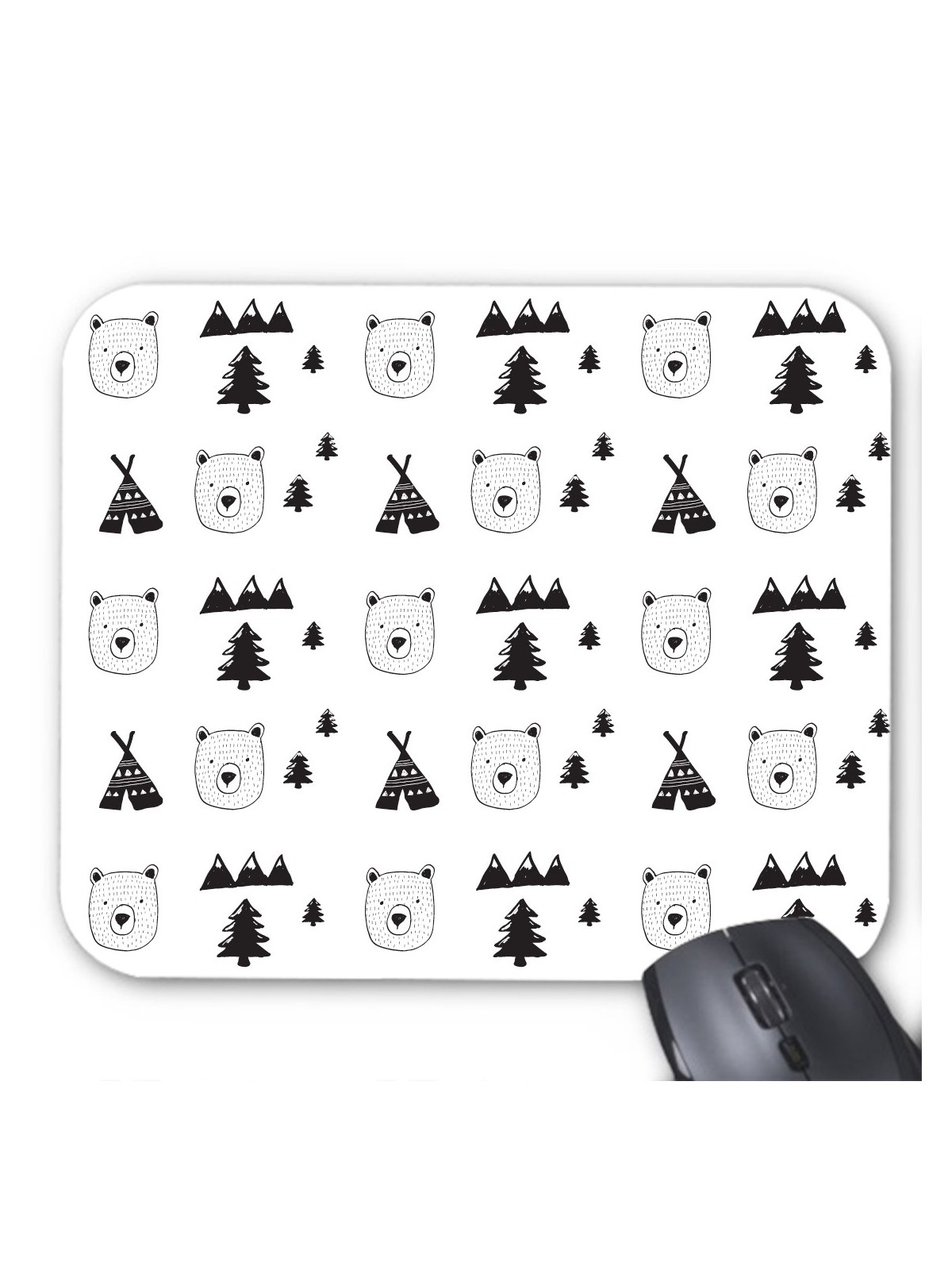 Tapis de souris ours tipi