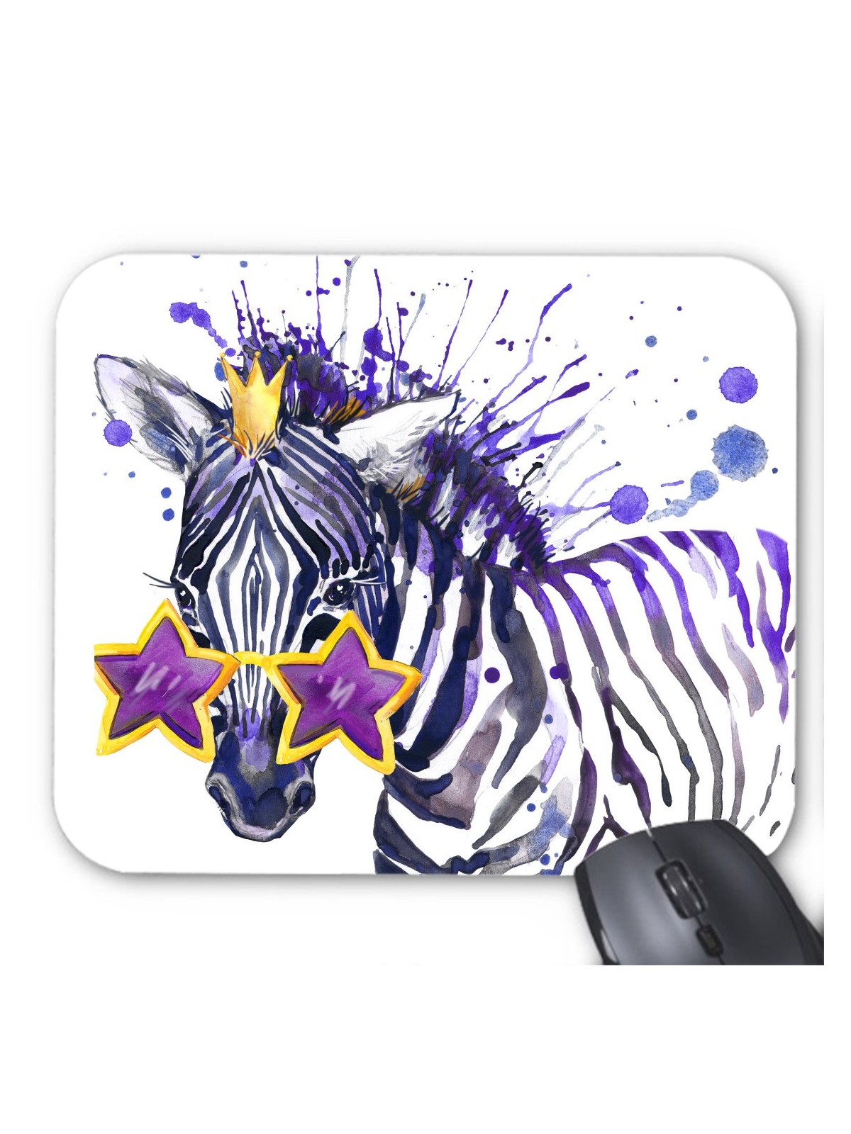 Tapis de souris zebre lunette