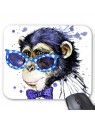 Tapis de souris singe lunette 