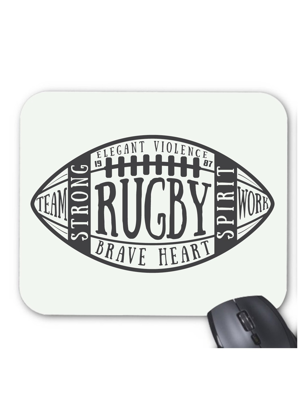 Tapis de souris rugby 