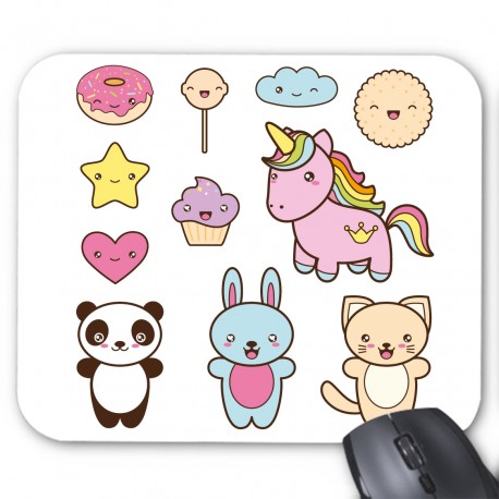 Tapis de souris licorne panda