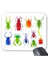 Tapis de souris insectes colorÃ©s