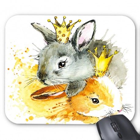 Tapis de souris lapin