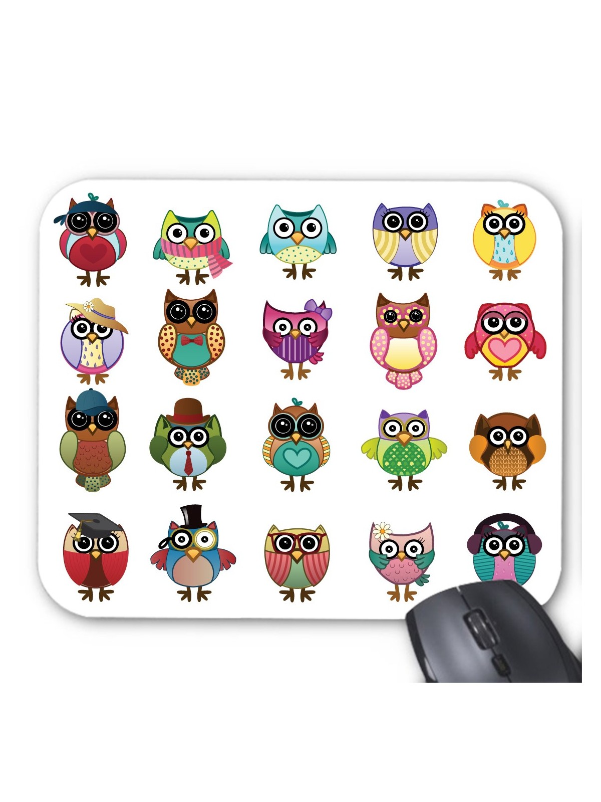 Tapis de souris hibou 