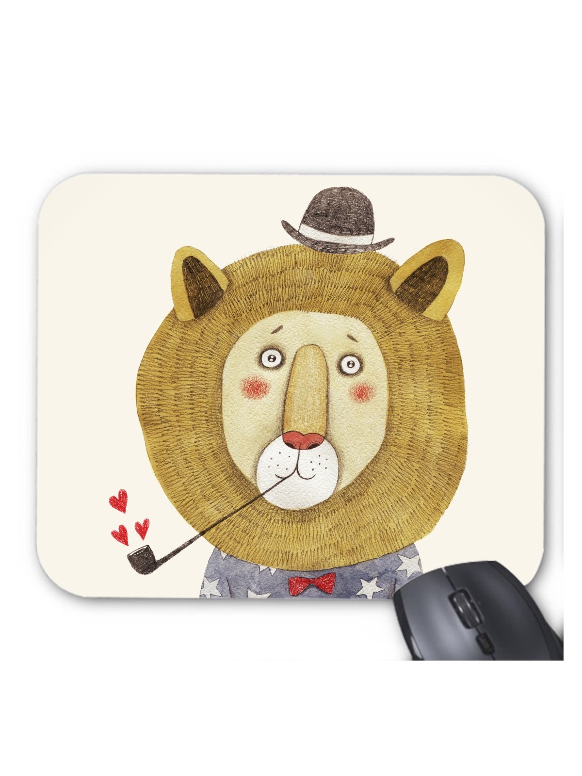 Tapis de souris illustration lion