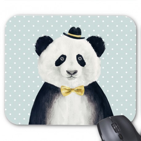 Tapis de souris illustration panda