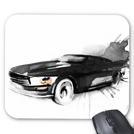 Tapis de souris voiture noir