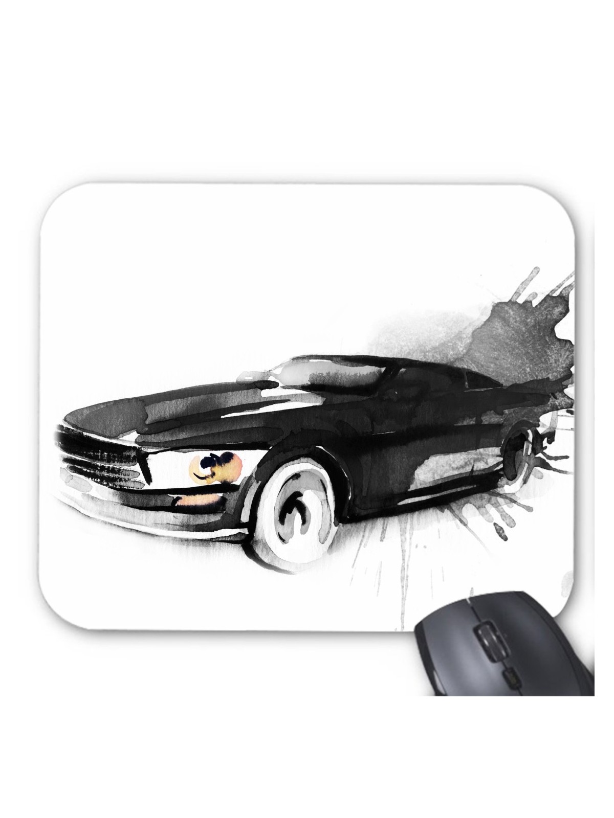 Tapis de souris voiture noir