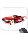 Tapis de souris voiture rouge