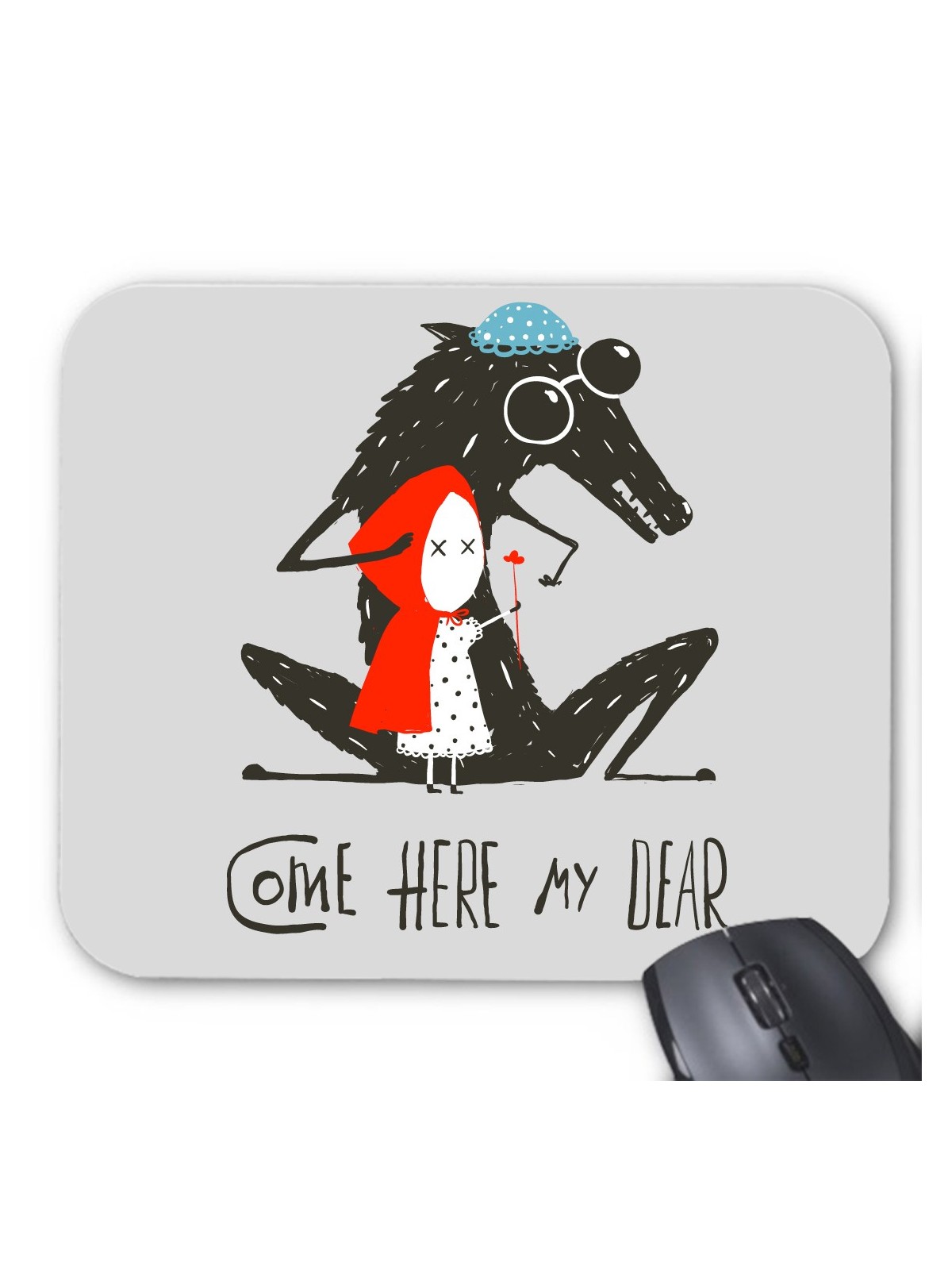 Tapis de souris petit chaperon rouge