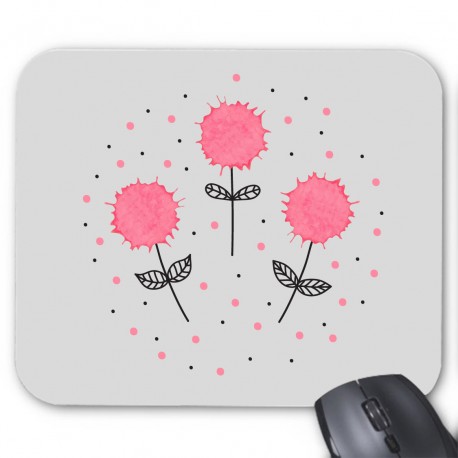 Tapis de souris fleur 