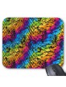 Tapis de souris texture serpent psychedelique 