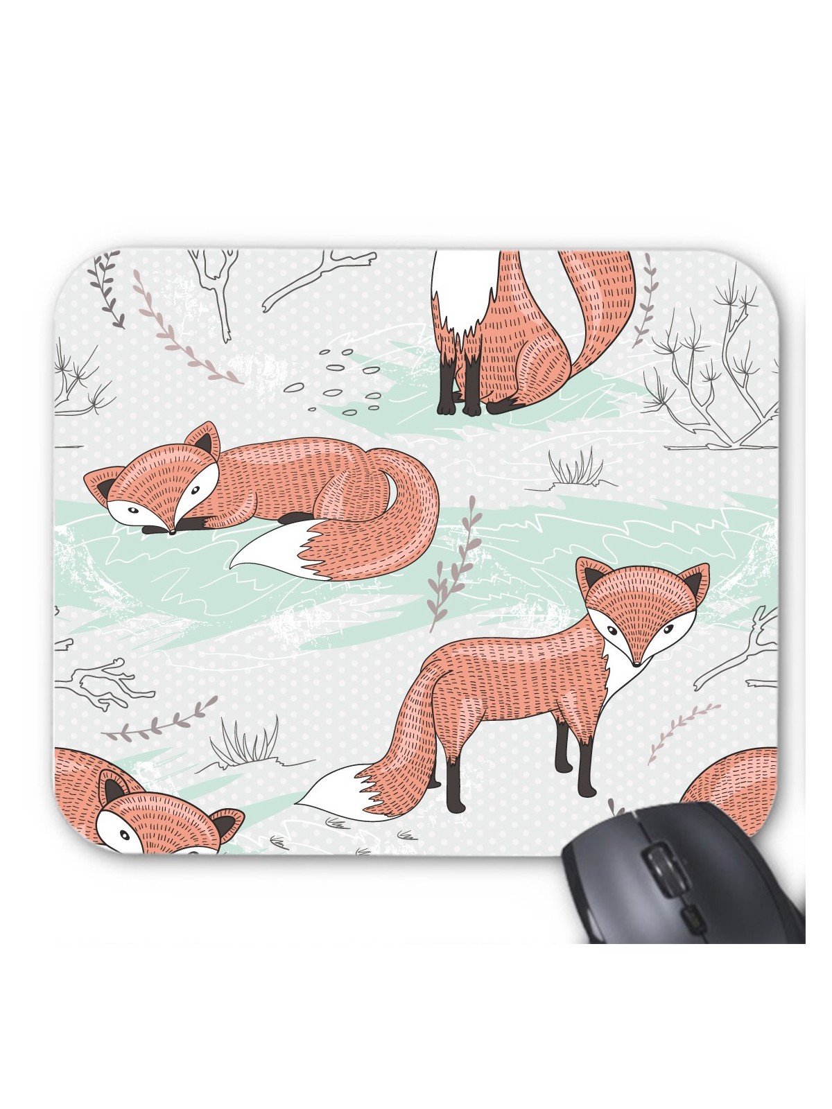 Tapis de souris renard