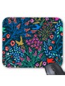 Tapis de souris art fleur oiseau 