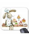 Tapis de souris lapin patissier